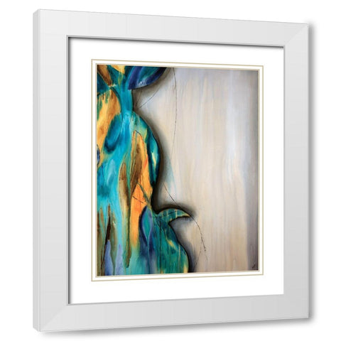 Anse Luzio White Modern Wood Framed Art Print with Double Matting by Taylor, Kari