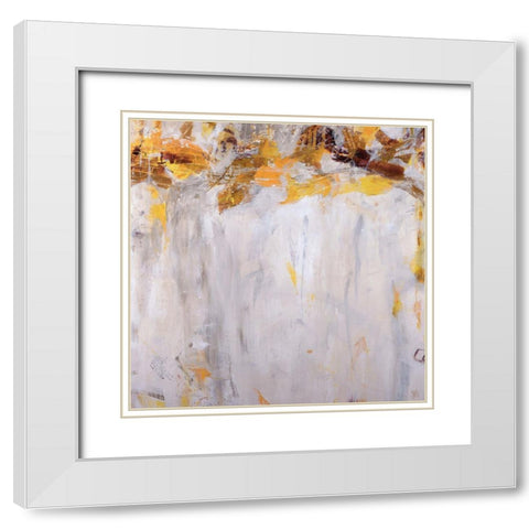 Beethoven in Yellow White Modern Wood Framed Art Print with Double Matting by Maas, Jodi