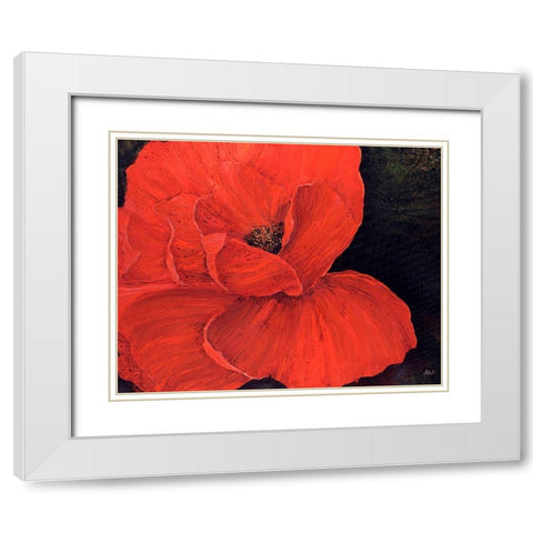 Brazen White Modern Wood Framed Art Print with Double Matting by Douglass, Farrell
