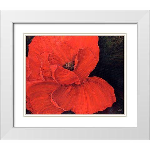 Brazen White Modern Wood Framed Art Print with Double Matting by Douglass, Farrell
