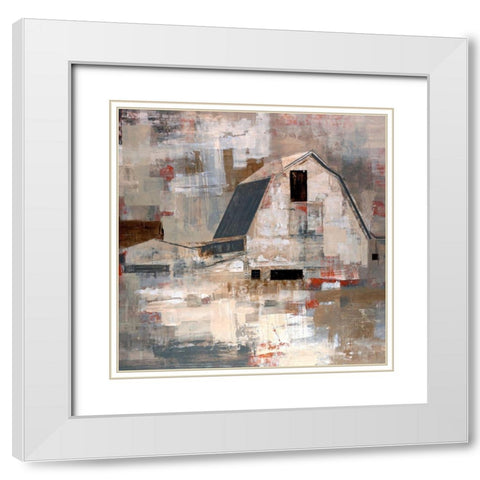 Early Americana White Modern Wood Framed Art Print with Double Matting by Henry, Alexys