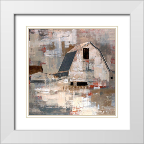 Early Americana White Modern Wood Framed Art Print with Double Matting by Henry, Alexys