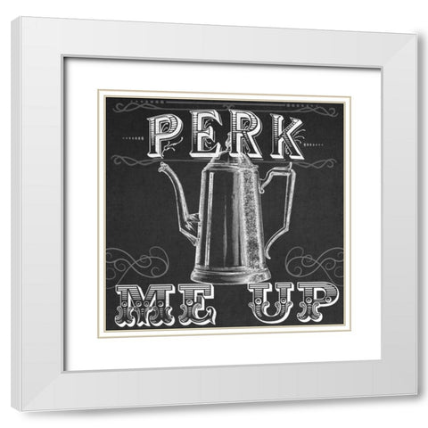 Kitchen Sass III White Modern Wood Framed Art Print with Double Matting by Vess, June Erica