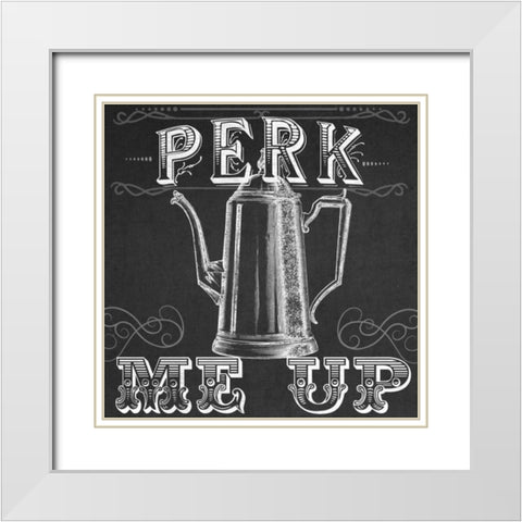 Kitchen Sass III White Modern Wood Framed Art Print with Double Matting by Vess, June Erica