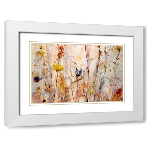 Knee High White Modern Wood Framed Art Print with Double Matting by Maas, Jodi