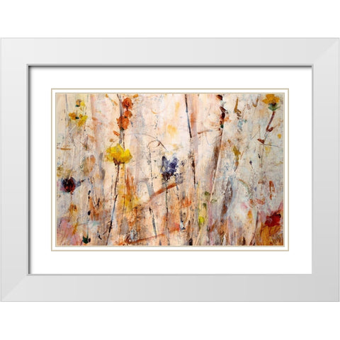 Knee High White Modern Wood Framed Art Print with Double Matting by Maas, Jodi