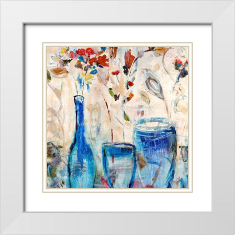 Monday Morning I White Modern Wood Framed Art Print with Double Matting by Maas, Jodi