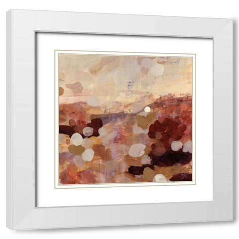 New Home I White Modern Wood Framed Art Print with Double Matting by Maas, Jodi