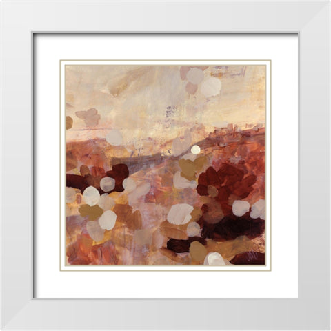 New Home I White Modern Wood Framed Art Print with Double Matting by Maas, Jodi