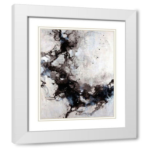 Osmosis II White Modern Wood Framed Art Print with Double Matting by Douglass, Farrell