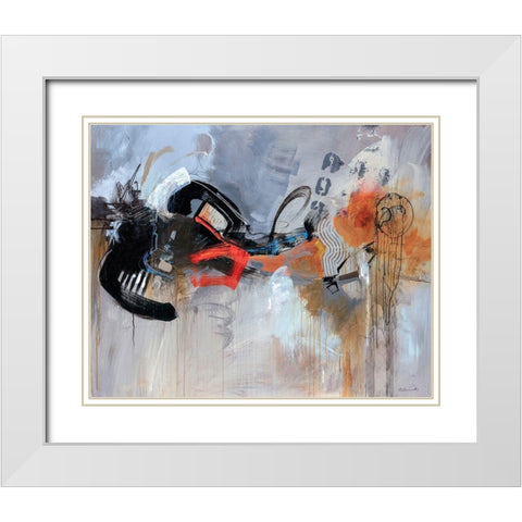 U.O.G White Modern Wood Framed Art Print with Double Matting by Edmunds, Sydney