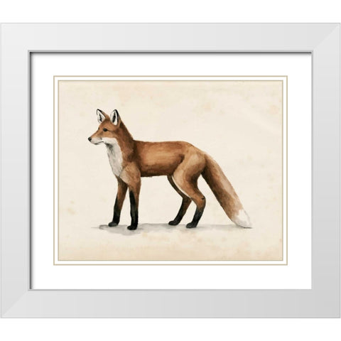 Wandering I White Modern Wood Framed Art Print with Double Matting by Popp, Grace