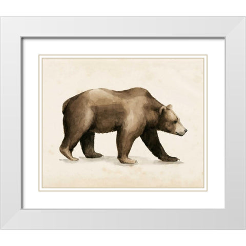 Wandering II White Modern Wood Framed Art Print with Double Matting by Popp, Grace