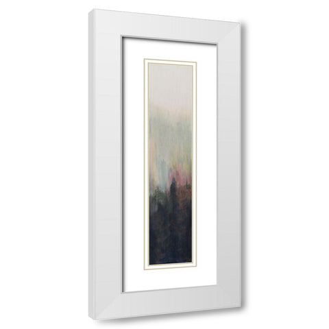 Pacific Northwest Panel III White Modern Wood Framed Art Print with Double Matting by Iafrate, Sandra