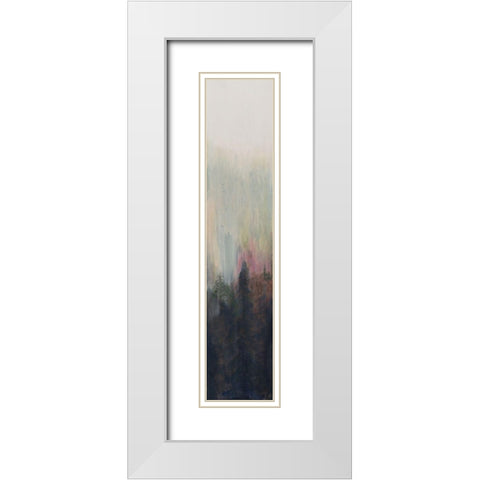 Pacific Northwest Panel III White Modern Wood Framed Art Print with Double Matting by Iafrate, Sandra