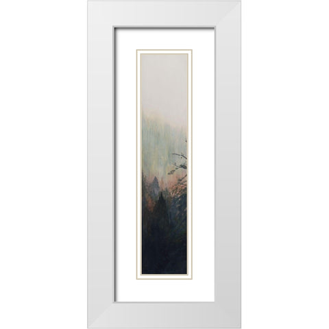 Pacific Northwest Panel IV White Modern Wood Framed Art Print with Double Matting by Iafrate, Sandra