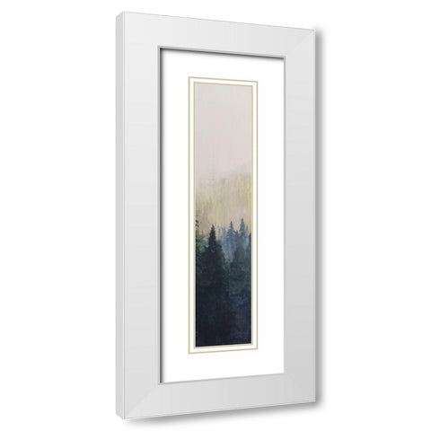 Pacific Northwest Panel VII White Modern Wood Framed Art Print with Double Matting by Iafrate, Sandra