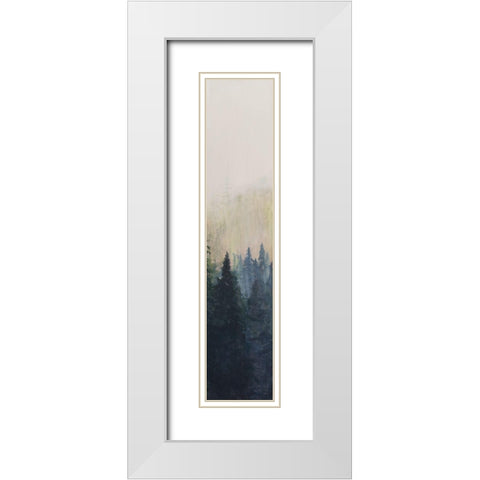 Pacific Northwest Panel VII White Modern Wood Framed Art Print with Double Matting by Iafrate, Sandra