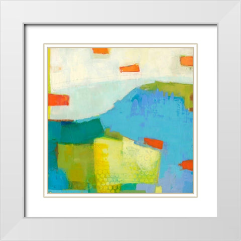 Keswick III White Modern Wood Framed Art Print with Double Matting by Jachimiec, Sue