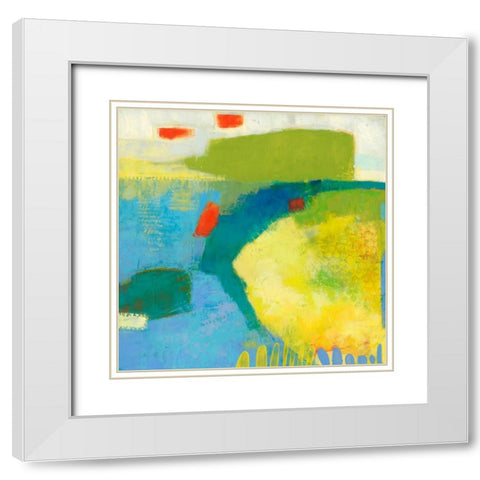 Keswick IV White Modern Wood Framed Art Print with Double Matting by Jachimiec, Sue