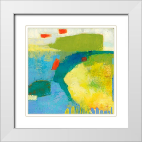 Keswick IV White Modern Wood Framed Art Print with Double Matting by Jachimiec, Sue