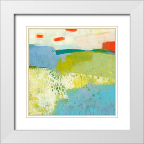 Keswick V White Modern Wood Framed Art Print with Double Matting by Jachimiec, Sue