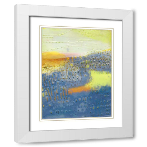 Concord II White Modern Wood Framed Art Print with Double Matting by Jachimiec, Sue
