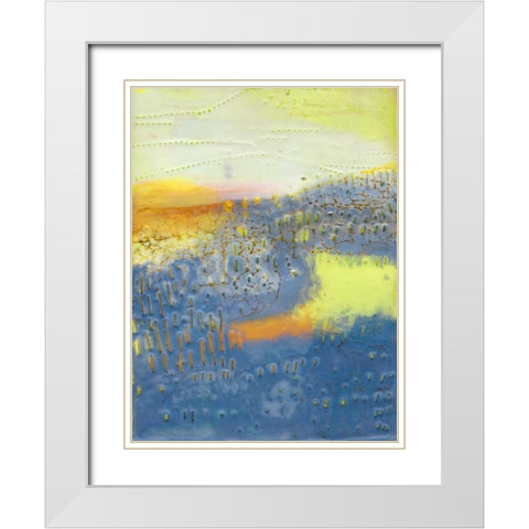 Concord II White Modern Wood Framed Art Print with Double Matting by Jachimiec, Sue