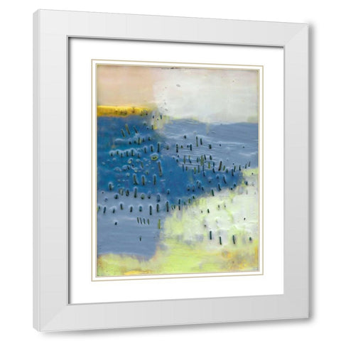 Concord III White Modern Wood Framed Art Print with Double Matting by Jachimiec, Sue