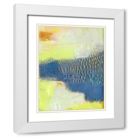 Concord V White Modern Wood Framed Art Print with Double Matting by Jachimiec, Sue