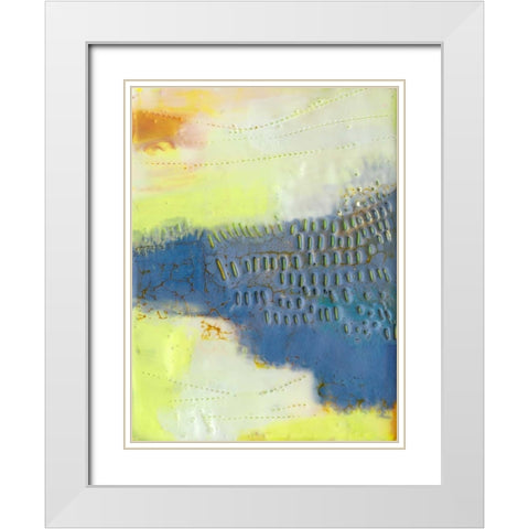 Concord V White Modern Wood Framed Art Print with Double Matting by Jachimiec, Sue