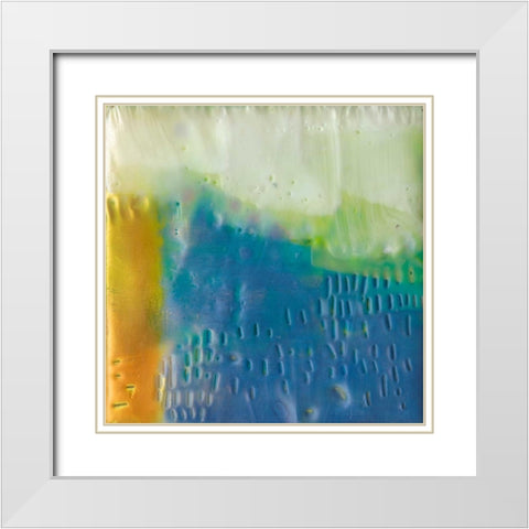 Southern Shores II White Modern Wood Framed Art Print with Double Matting by Jachimiec, Sue
