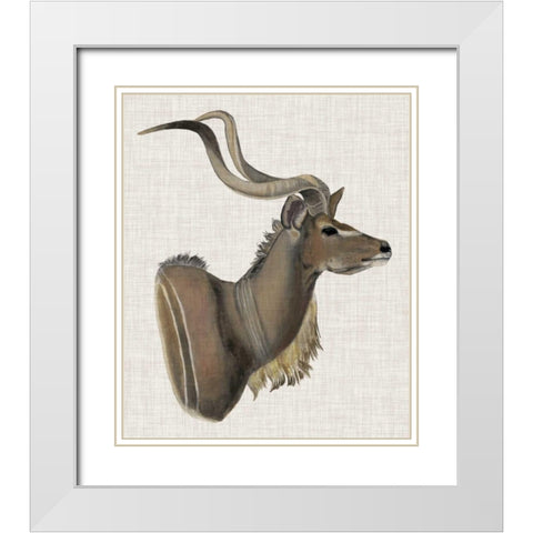 Savanna Impressions IV White Modern Wood Framed Art Print with Double Matting by McCavitt, Naomi