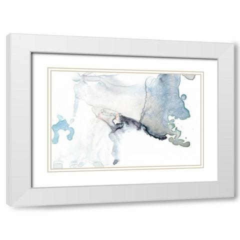 Bloom Cloud II White Modern Wood Framed Art Print with Double Matting by Goldberger, Jennifer