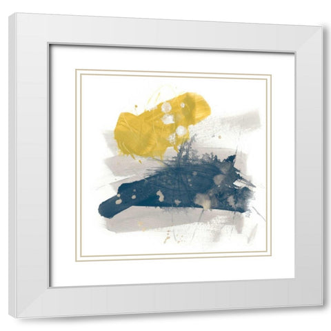 Bitte II White Modern Wood Framed Art Print with Double Matting by Vess, June Erica