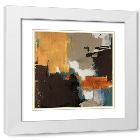 Peanut Butter Cup White Modern Wood Framed Art Print with Double Matting by Edmunds, Sydney