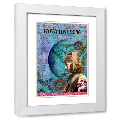 Moon Dance White Modern Wood Framed Art Print with Double Matting by Lloyd, Sandy