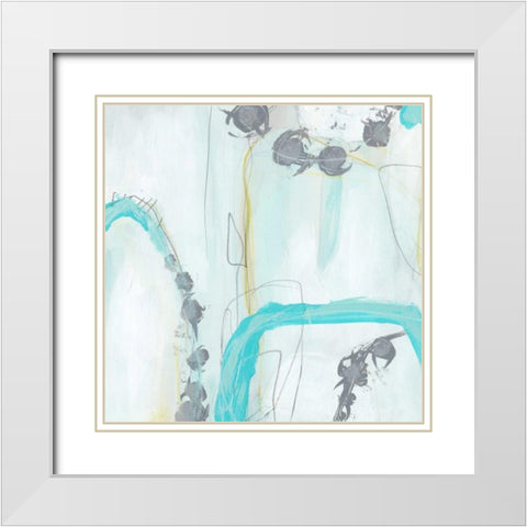 End Game I White Modern Wood Framed Art Print with Double Matting by Vess, June Erica