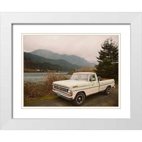 Pacific Northwest Oregon II White Modern Wood Framed Art Print with Double Matting by Mead, Adam