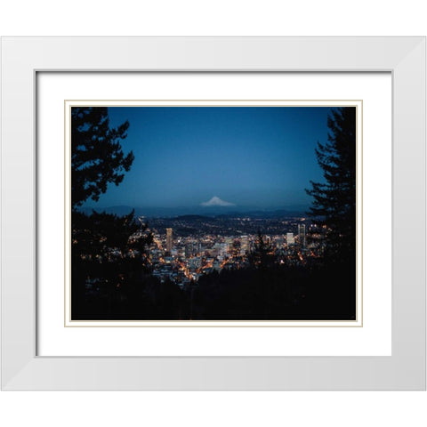 Pacific Northwest Oregon XIV White Modern Wood Framed Art Print with Double Matting by Mead, Adam