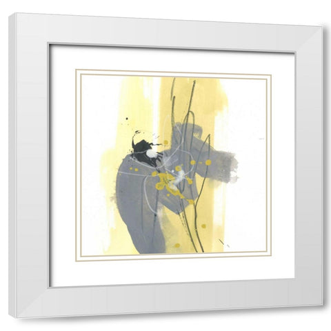 Catch Phrase IV White Modern Wood Framed Art Print with Double Matting by Vess, June Erica