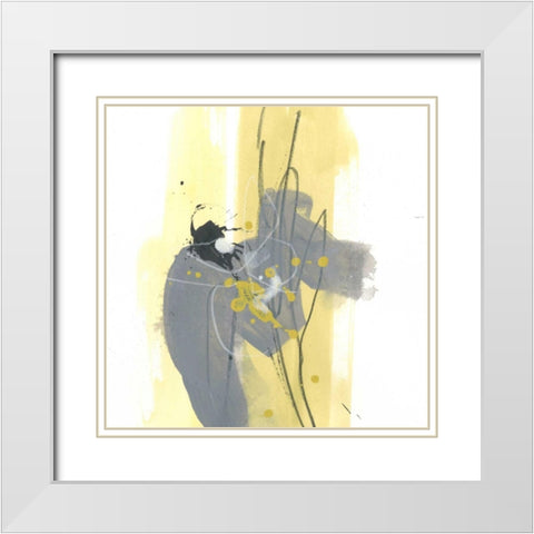 Catch Phrase IV White Modern Wood Framed Art Print with Double Matting by Vess, June Erica