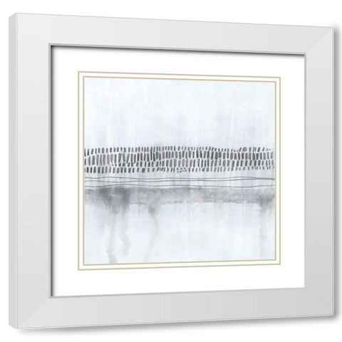 Premonition I White Modern Wood Framed Art Print with Double Matting by Vess, June Erica