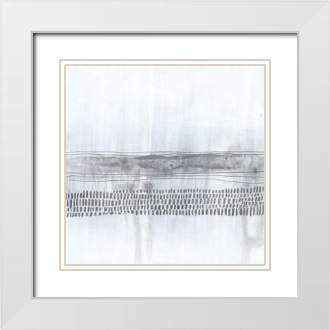 Premonition IV White Modern Wood Framed Art Print with Double Matting by Vess, June Erica