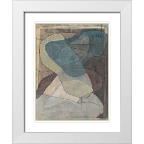 Those Dancing Shoes White Modern Wood Framed Art Print with Double Matting by Delamater, Rob
