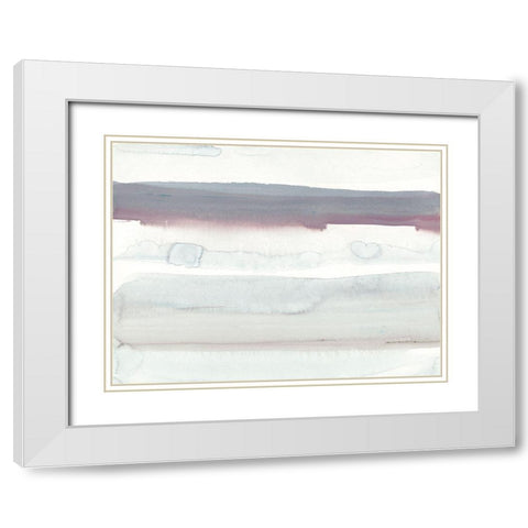 Water Horizon II at Sea Ranch  White Modern Wood Framed Art Print with Double Matting by Delamater, Rob