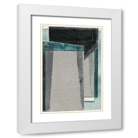 The City Gates II White Modern Wood Framed Art Print with Double Matting by Delamater, Rob