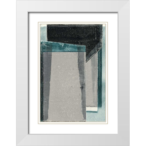 The City Gates II White Modern Wood Framed Art Print with Double Matting by Delamater, Rob