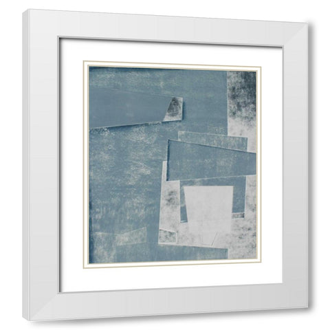Ship Shape V White Modern Wood Framed Art Print with Double Matting by Delamater, Rob