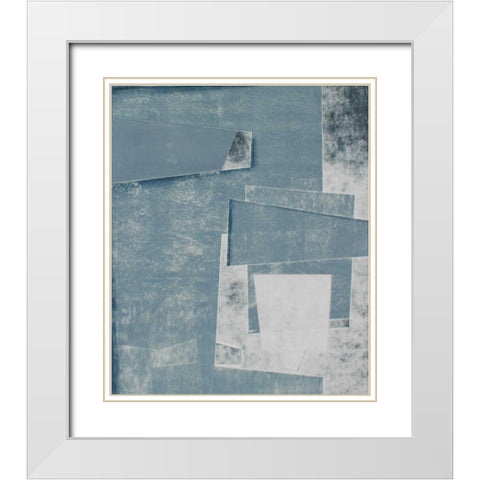 Ship Shape V White Modern Wood Framed Art Print with Double Matting by Delamater, Rob